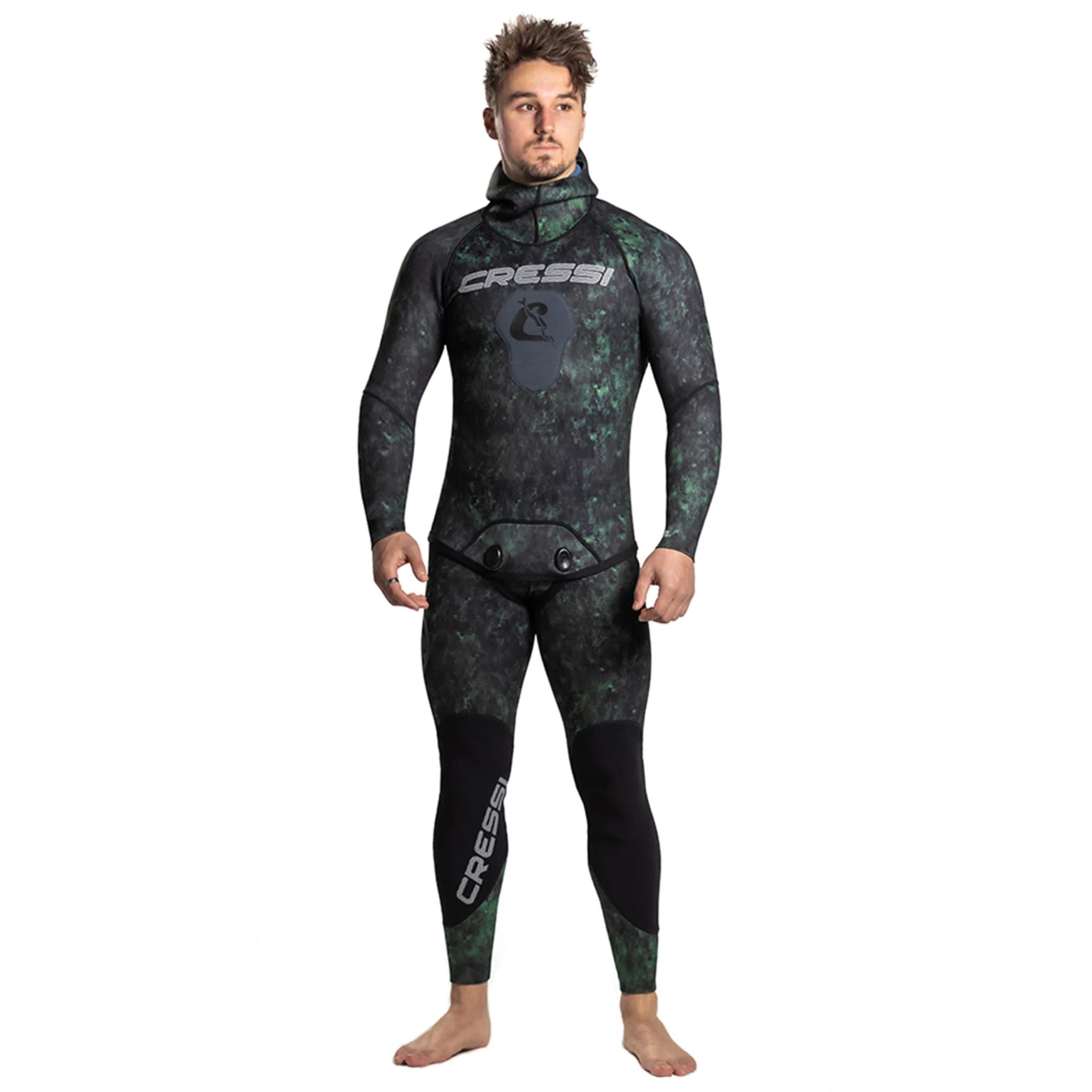 Cressi Tokugawa Man Monopiece 3mm - Wetsuit uit één stuk van 3mm camouflage- neopreen