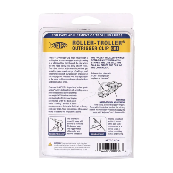 Aftco Roller Troller Outrigger Clip