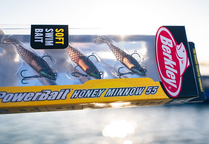 Berkley Powerbait Honey Minnow Rigged Soft Plastic Lure