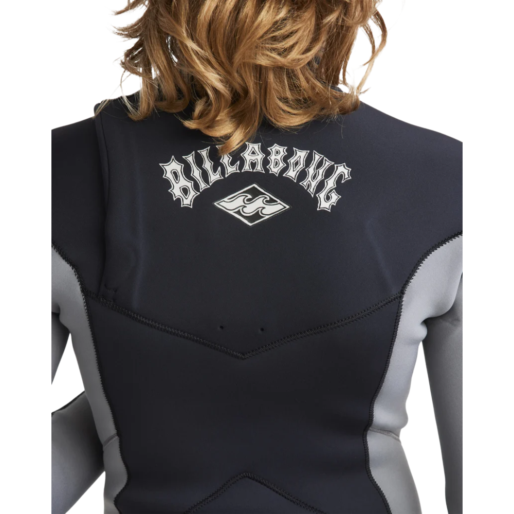 Billabong Boys 4/3mm Absolute Natural Chest Zip Steamer Wetsuit