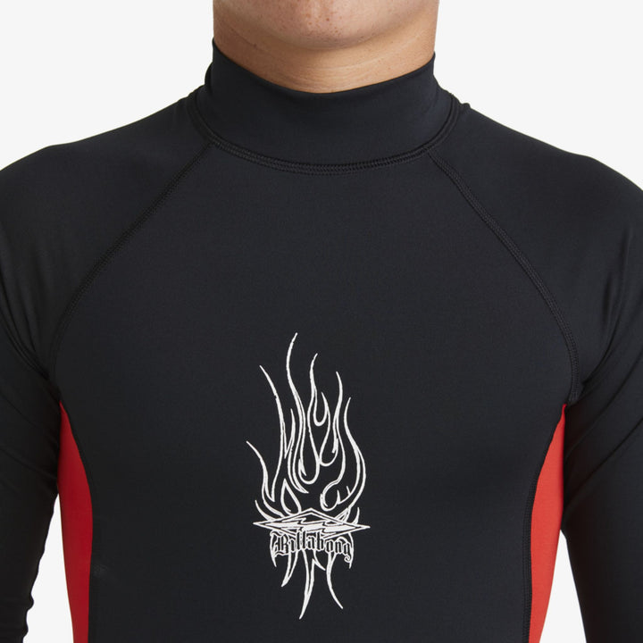 Billabong Boys Jimmy Contrast LS Rash Vest