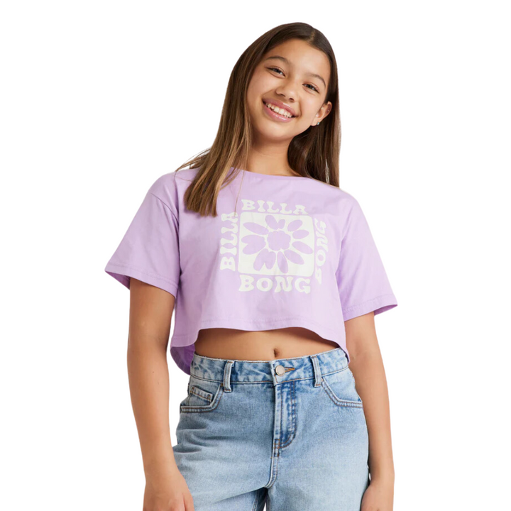 Billabong Girls Vintage Surf True Boy Crop Top