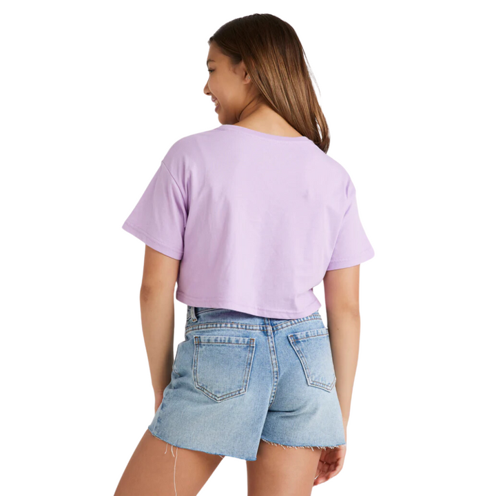 Billabong Girls Vintage Surf True Boy Crop Top