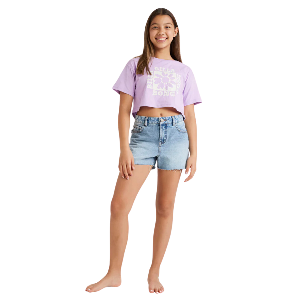 Billabong Girls Vintage Surf True Boy Crop Top