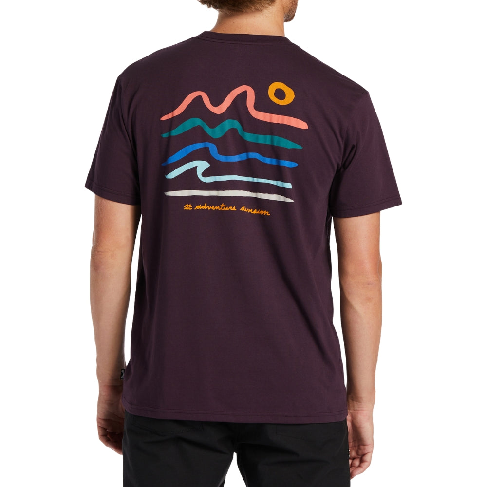 Billabong-Peak-SS-Tee-Fig-Back