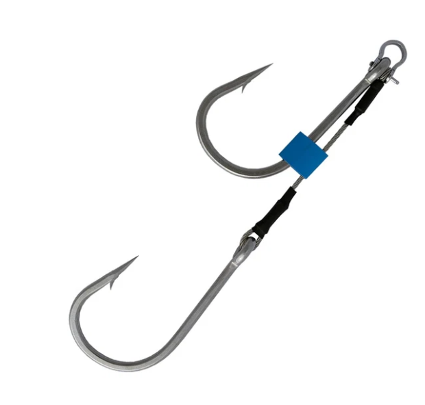 Black Magic Closed Gape Twin Hook Shackle Rig