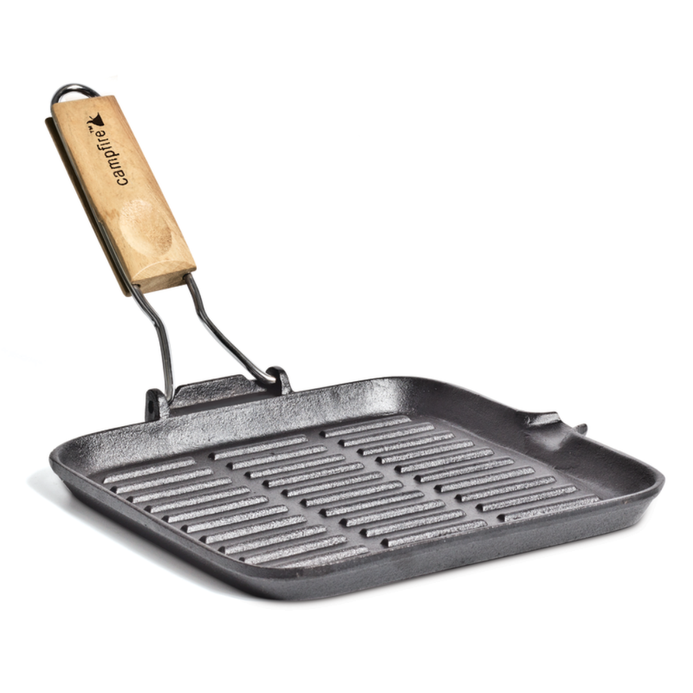Campfire 24cm Square Grill Folding Handle