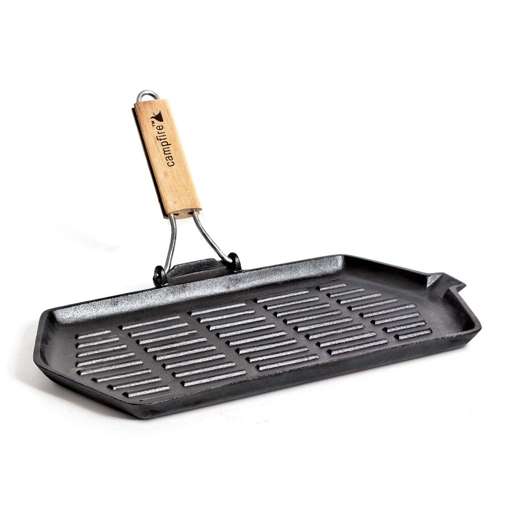 Campfire Rectangle Frying Pan Folding Handle