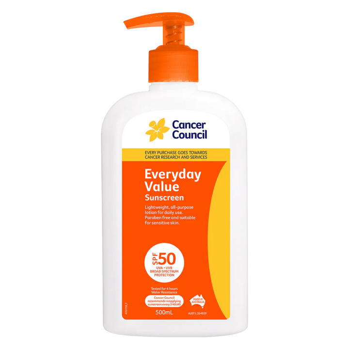 Cancer Council Everyday Pump 500ml Sunscreen
