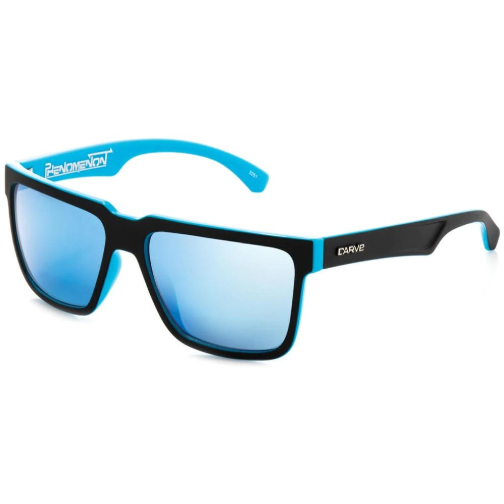Carve-Phenomenon-Sunglasses-Matte-Black-Frame-Blue-Iridium-Lens