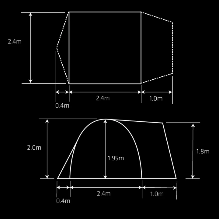 Classic Dome 4 Black Wolf
