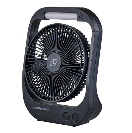Companion Aerobreeze Lumos 20cm Fan Rechargeable Lithium