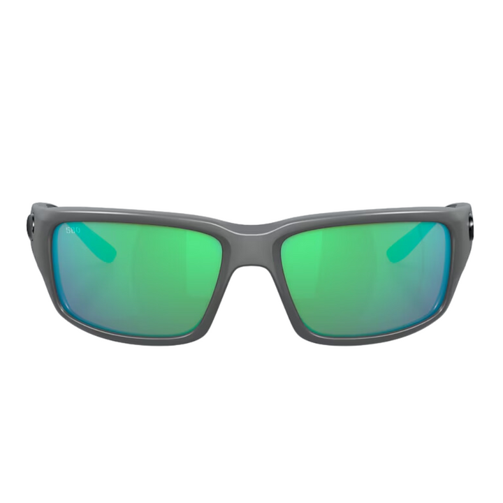 Costa Fantail 98 Matte Grey w/Green Mirror 580P