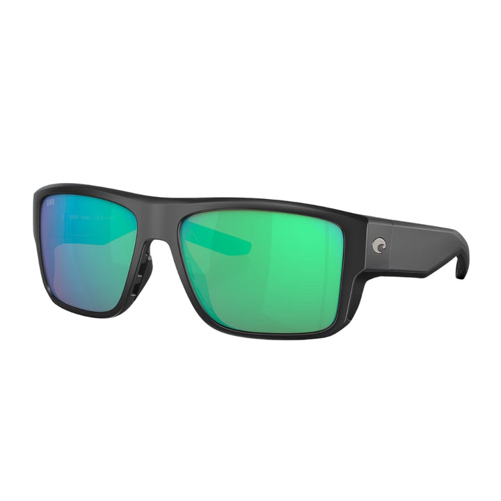 Costa-Taxman-Polarised-Glass-Sunglasses-Matte-Black-Green-mirror