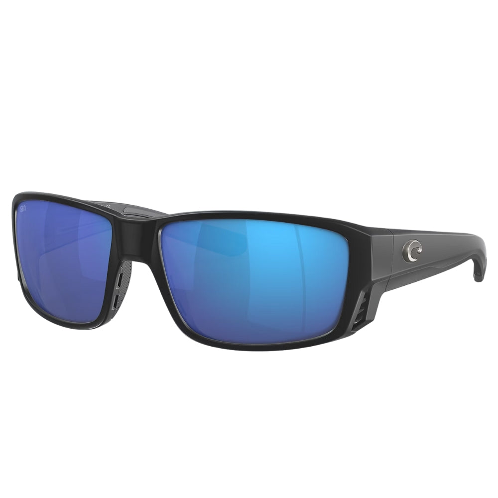 Costa-Tuna-Alley-Pro-Polarised-Glass-Sunglasses-Matte-Black-Frame-Blue-Mirror