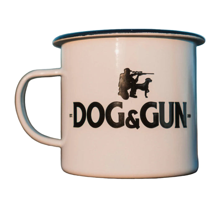 Dog & Gun Enamel Mug