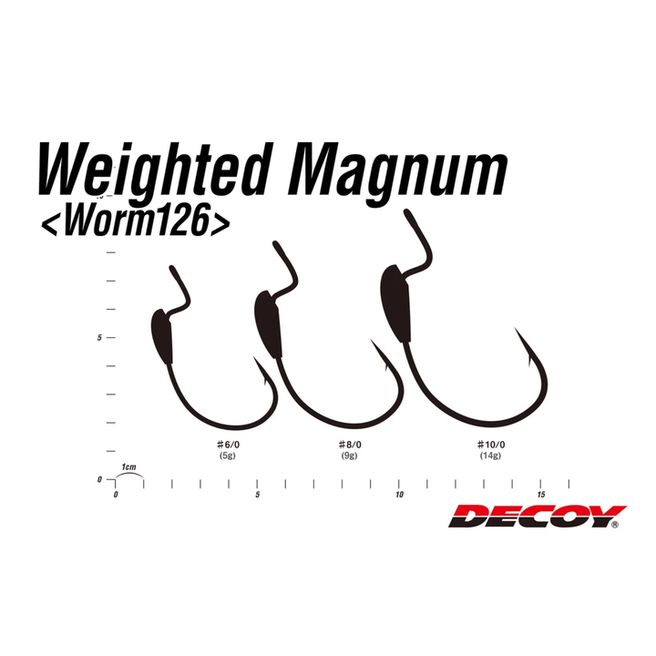 Decoy Worm 126 Weighted Magnum Worm Hook