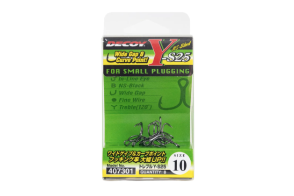 Decoy Y-S25 Treble Hooks