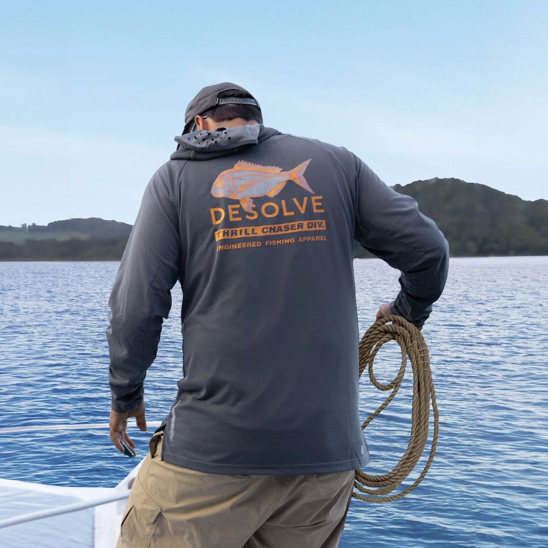 Desolve Helios Hooded Fishing Shirt Snapper