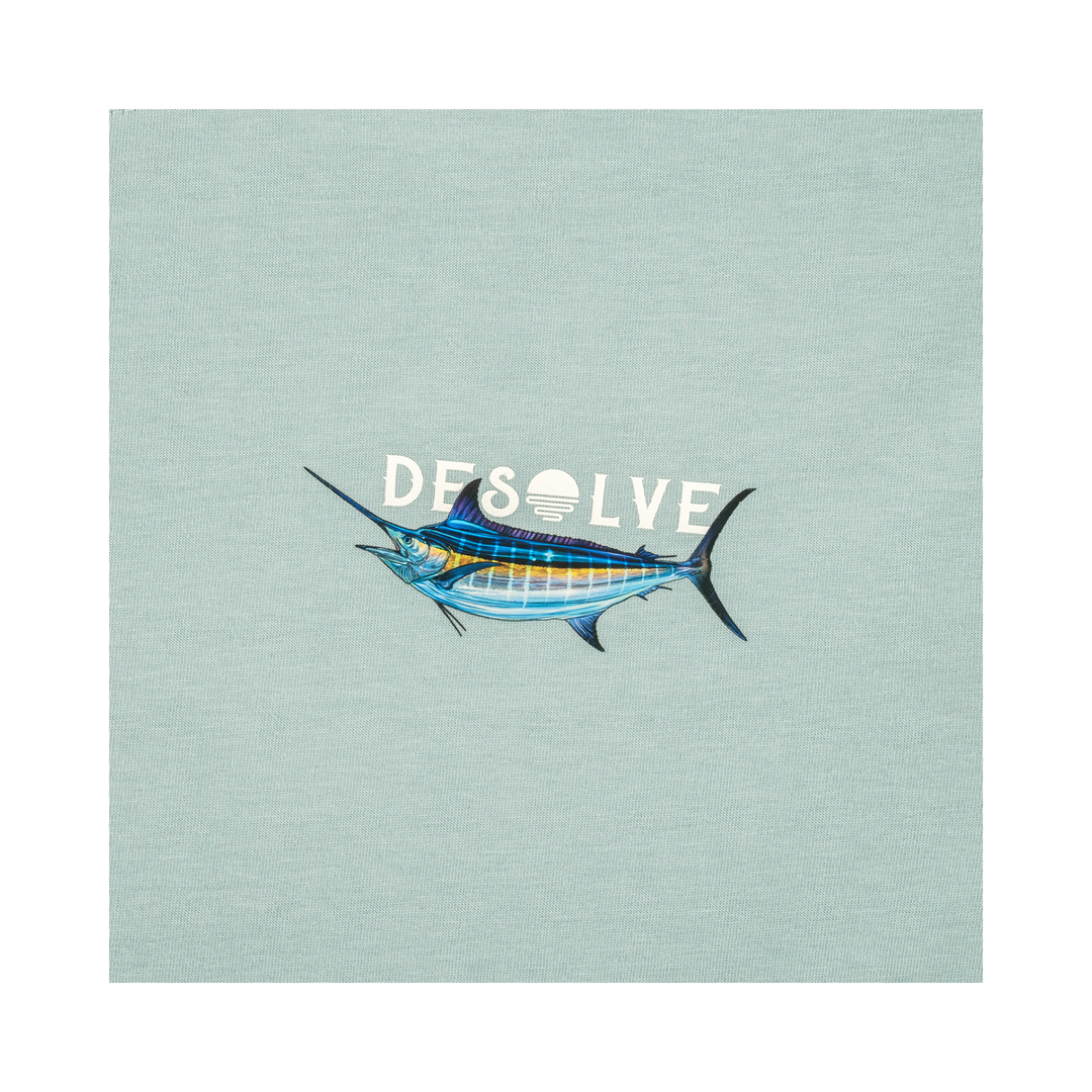 Desolve Born to Battle Tee Blue Marlin