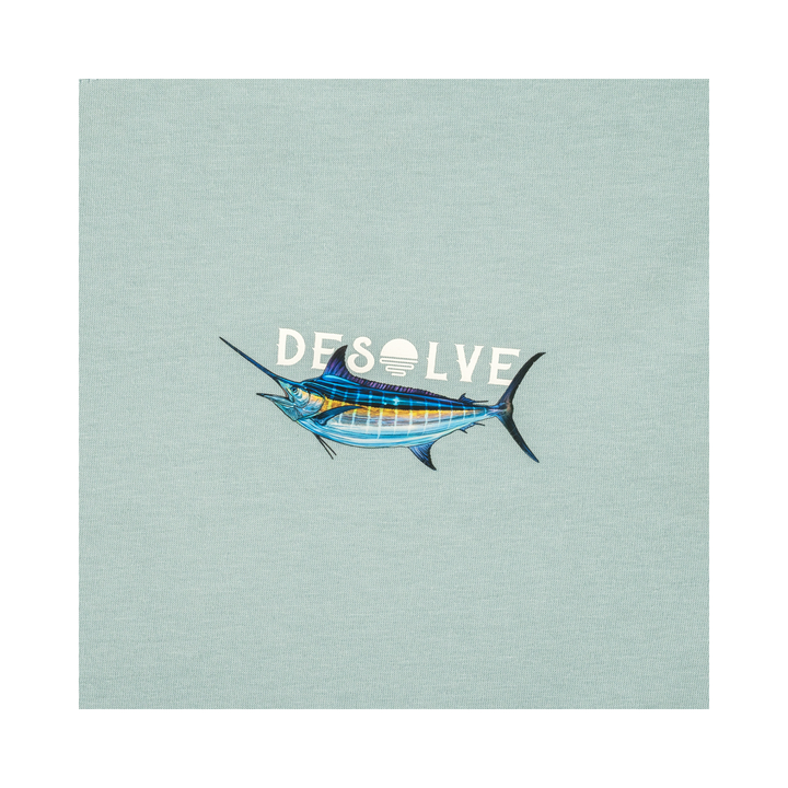 Desolve Born to Battle Tee Blue Marlin
