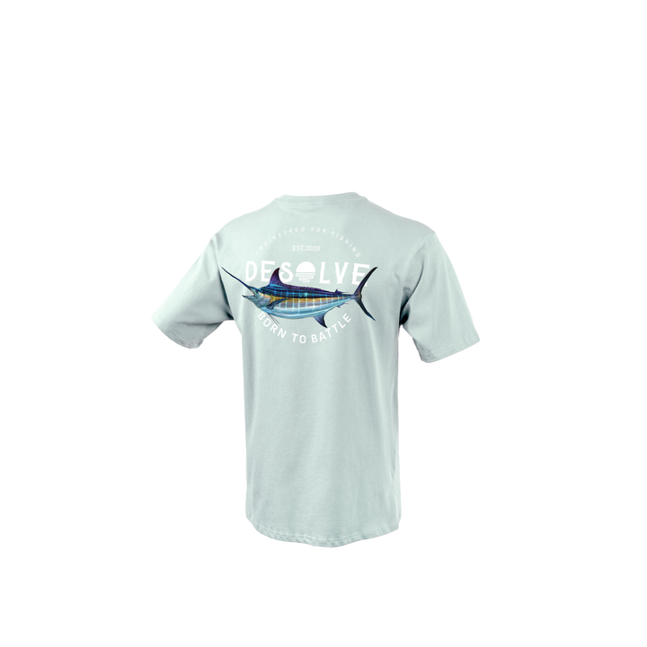 Desolve Born to Battle Tee Blue Marlin