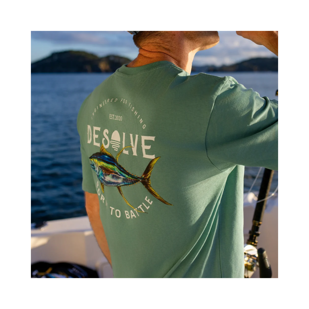Desolve Born to Battle Tee Yellowfin