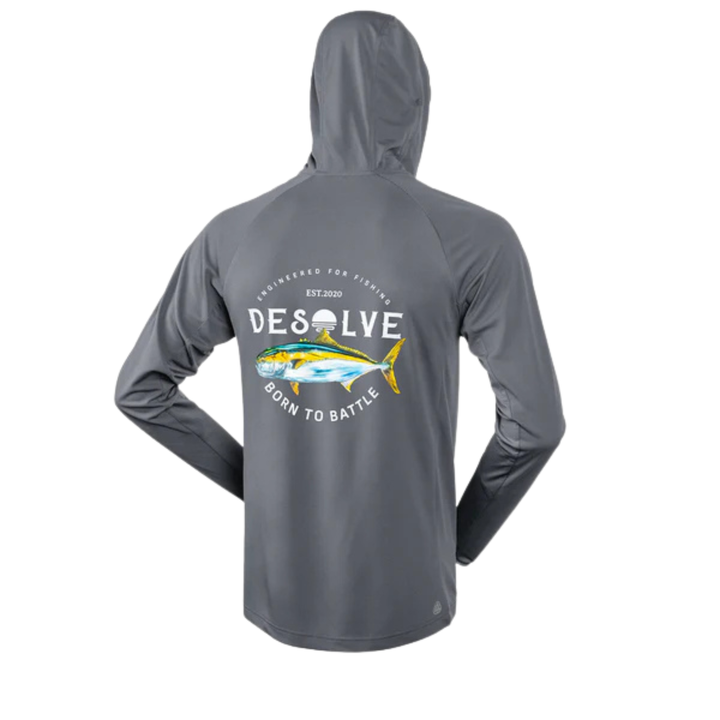 Desolve Helios Hooded Fishing Shirt Kingfish