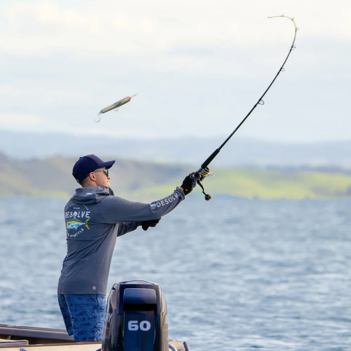 Desolve Helios Hooded Fishing Shirt Kingfish