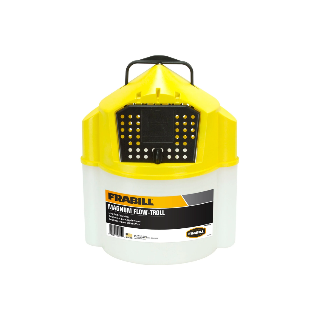 Frabill Magnum Flow Troll Live Bait Container