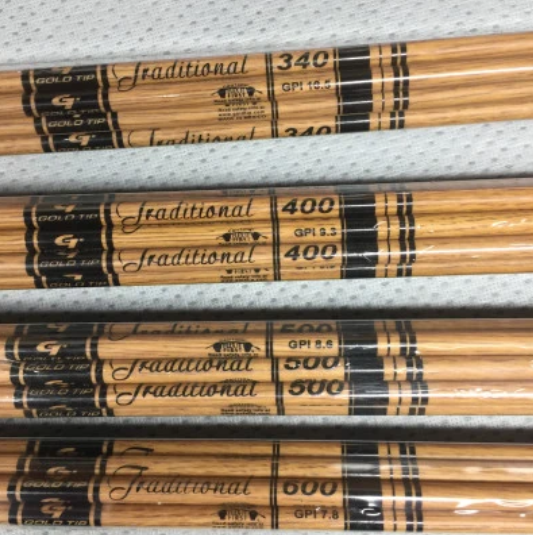 Gold Tip Traditional Shafts 12 pk