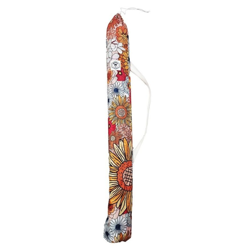 Good Vibes Beach Umbrella w Matching Carry Bag 180X180cm