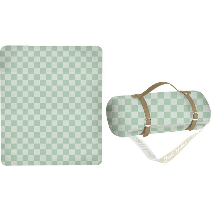 Good Vibes Picnic Blanket Fleece 200x150cm