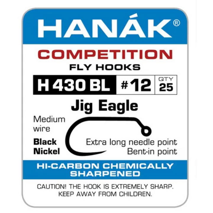 Hanak Jig Eagle H430BL Barbless Hooks
