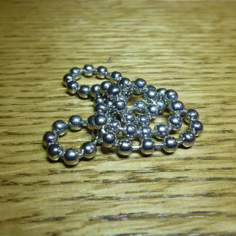 Hareline-Bead-Chain-Eyes-Silver