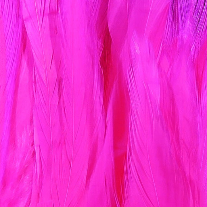 Hareline-Strung-Chinese-Saddle-Hackles-FLuro-Cerise