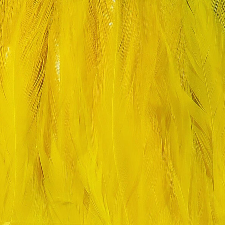 Hareline-Strung-Chinese-Saddle-Hackles-Yellow