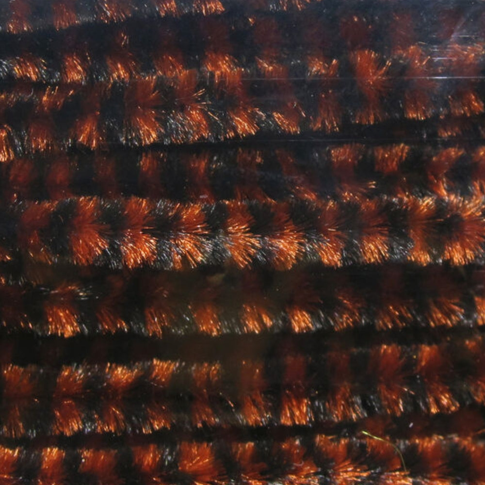 Hareline-Variegated-Chenille-Black-Brown