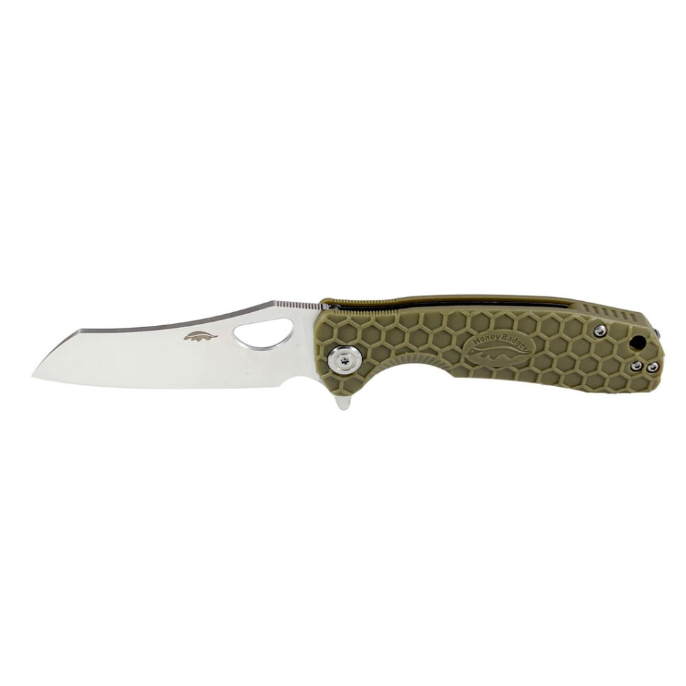 Honey-Badger-Wharncleaver-Medium-LR-Pocket-Knife-Green