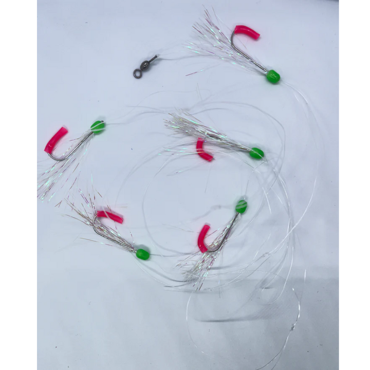 Hook In Mouth Tackle Sabiki Pre-Made Bait Jigs
