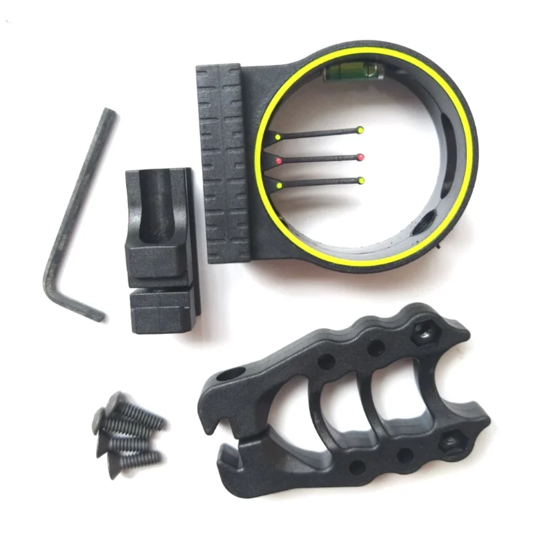 Hori-Zone 3-Pin Deluxe Fiberoptic Bow Sight