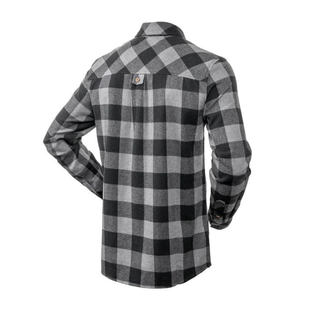 Hunters-Element-Huxley-Shirt-Grey-Black-Plaid-Back