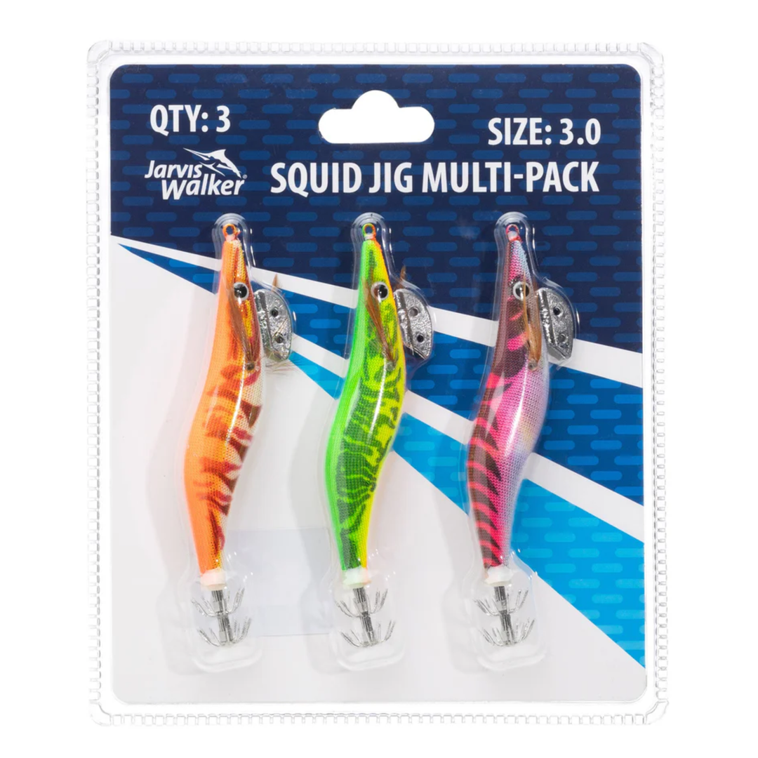 Jarvis Walker Squid Jig Multi-Pack
