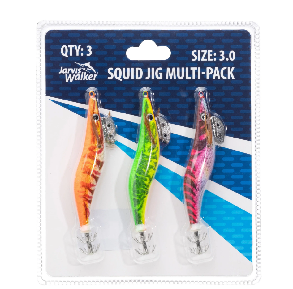 Jarvis Walker Squid Jig Multi-Pack