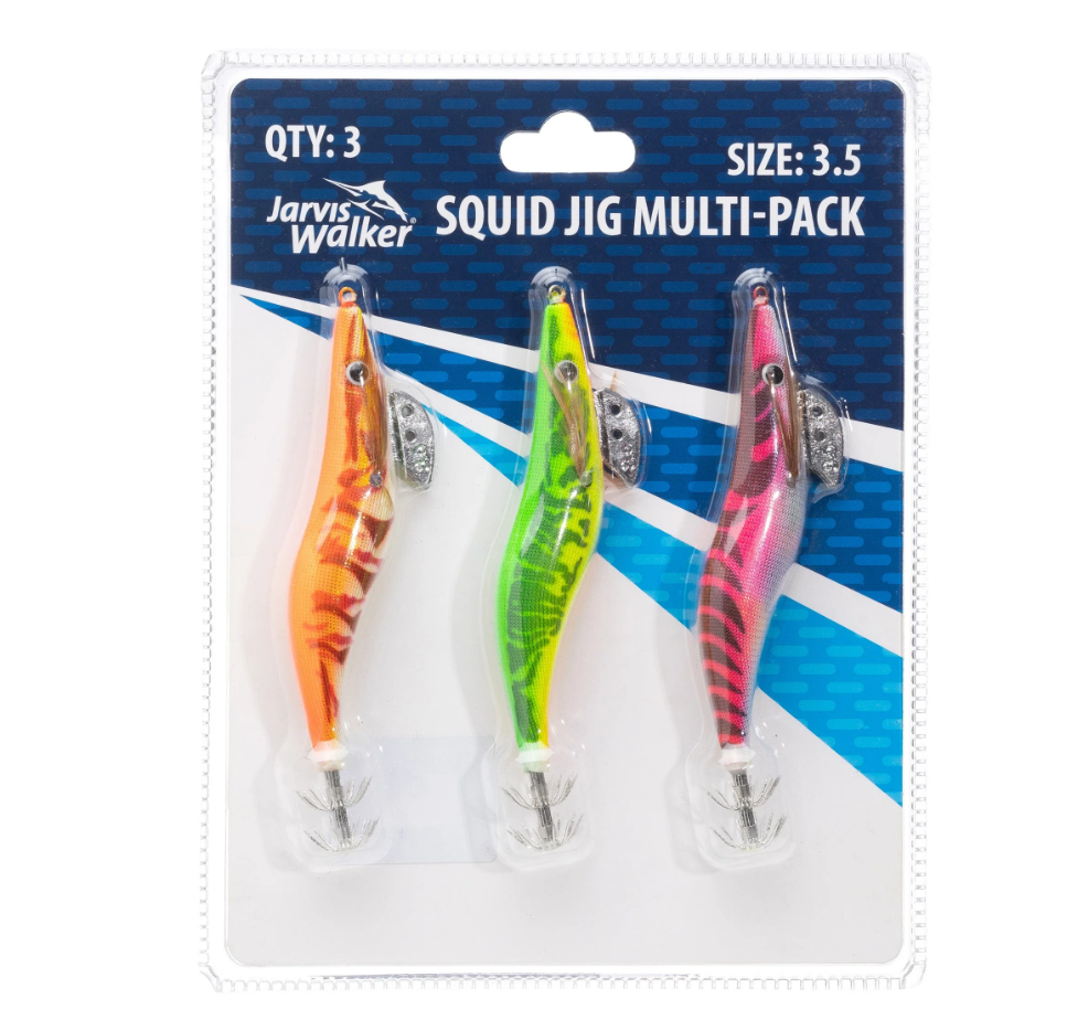 Jarvis Walker Squid Jig Multi-Pack