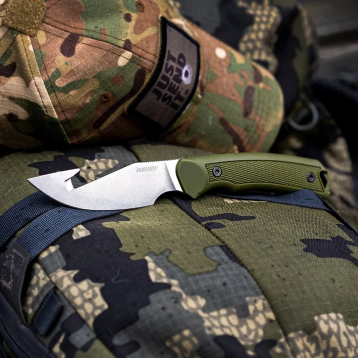 Kershaw Deschute Skinning Knife With Gut Hook