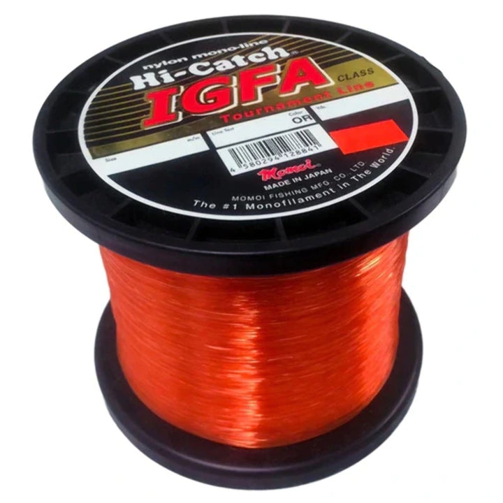 Momoi-Hi-Catch-1000m-IGFA-Monofilament-Line-Orange