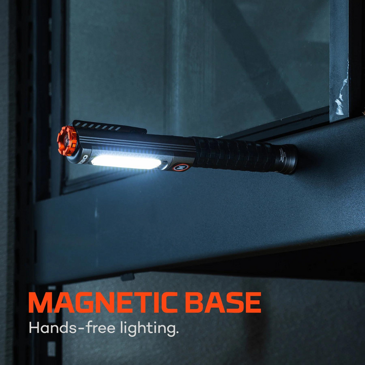 Nebo Big Larry Pro+ Reachargeable 600LM Worklight & 220LM Flashlight