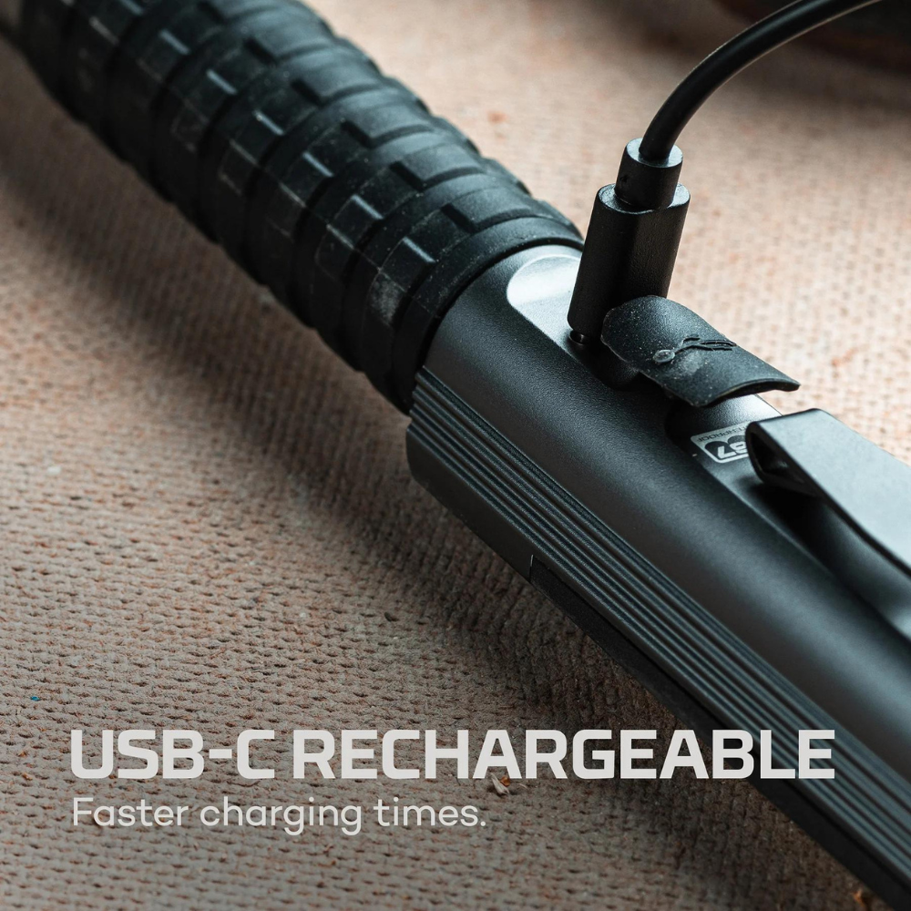 Nebo Big Larry Pro+ Reachargeable 600LM Worklight & 220LM Flashlight