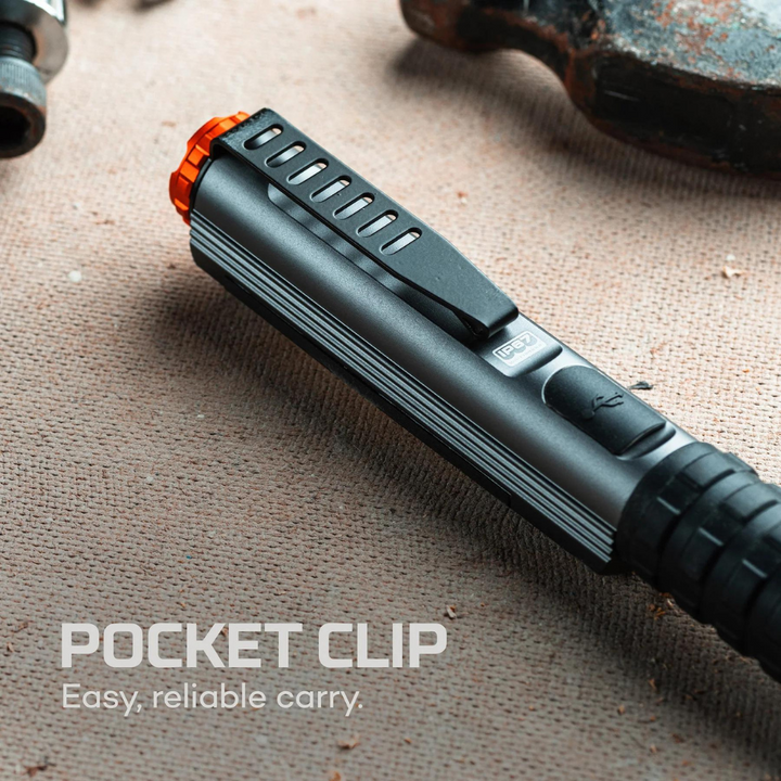 Nebo Big Larry Pro+ Reachargeable 600LM Worklight & 220LM Flashlight